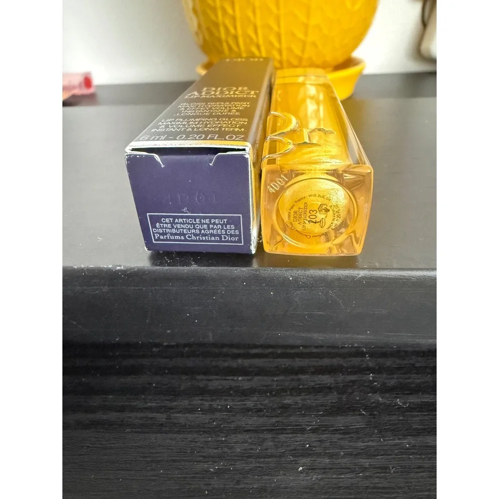 Dior Addict Lip Maximizer 203 holo yuzu 6ml 0.20 fl oz New in Box